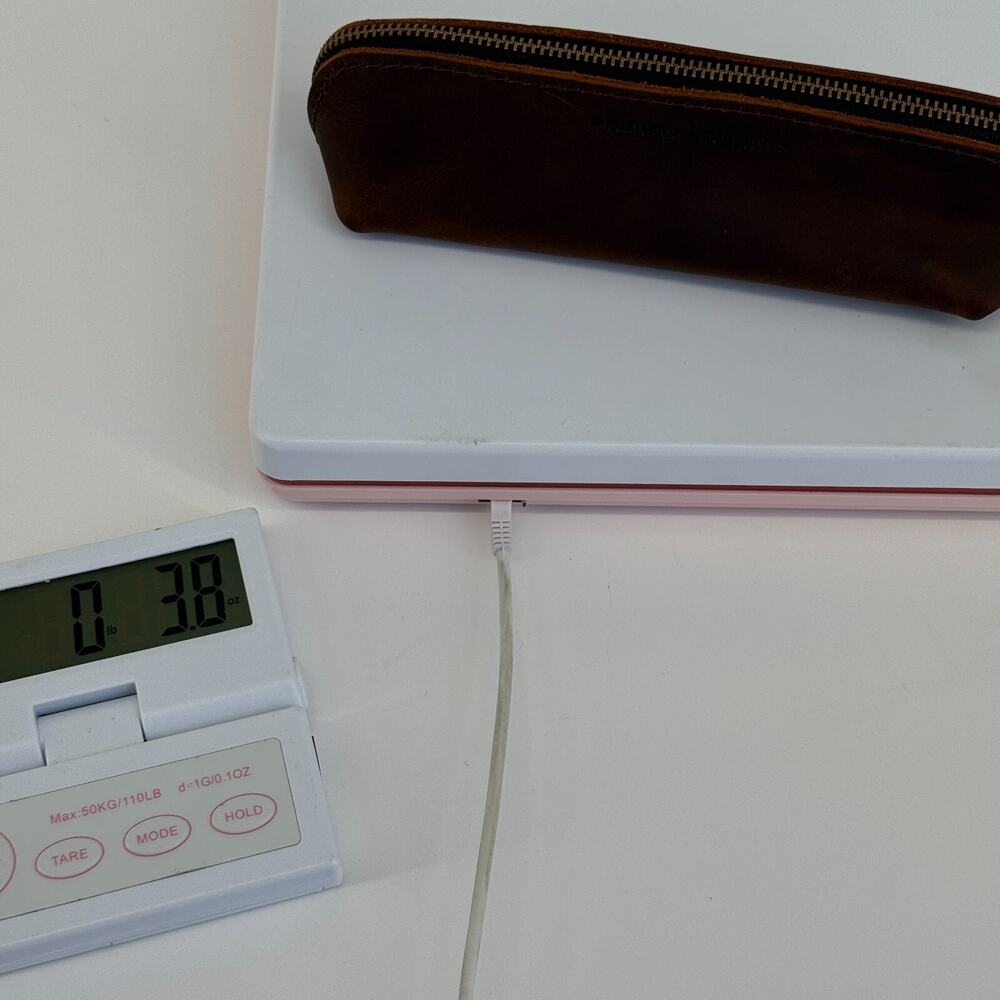 Portland‎ Leather Goods Brown The Sidekick Pouch Small Leather Zipper Bag SLG - Picture 9 of 9